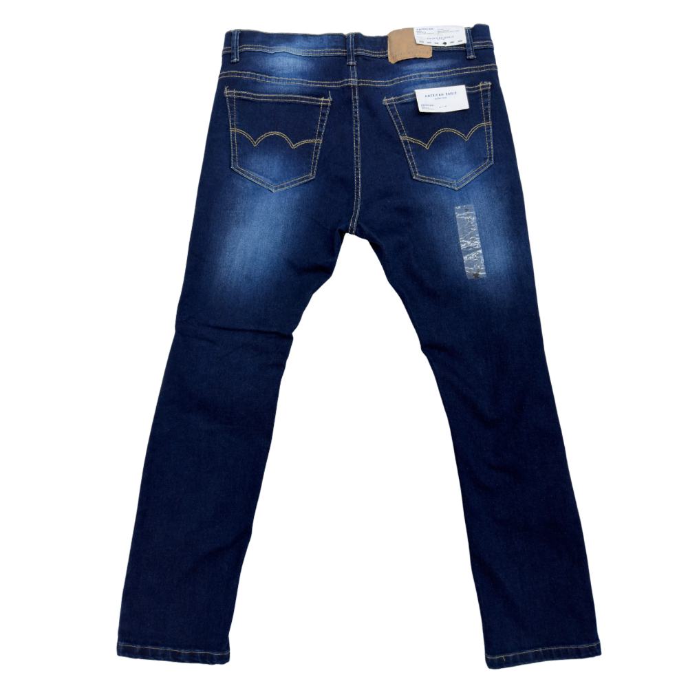 PANTALÓN CABALLERO AMERICAN EAGLE MEZCLILLA RASGADO