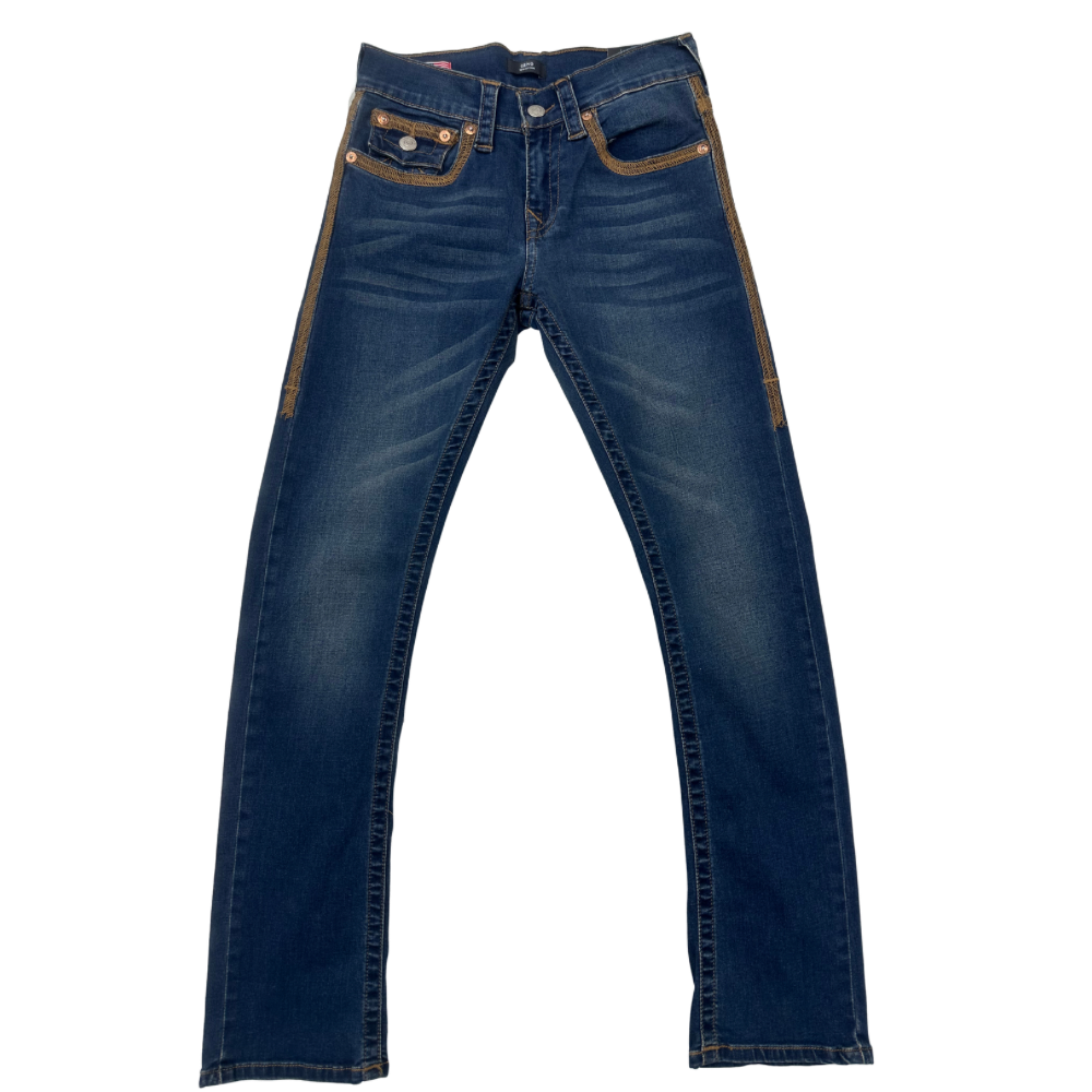 PANTALÓN CABALLERO TRUE RELIGION MEZCLILLA LISO