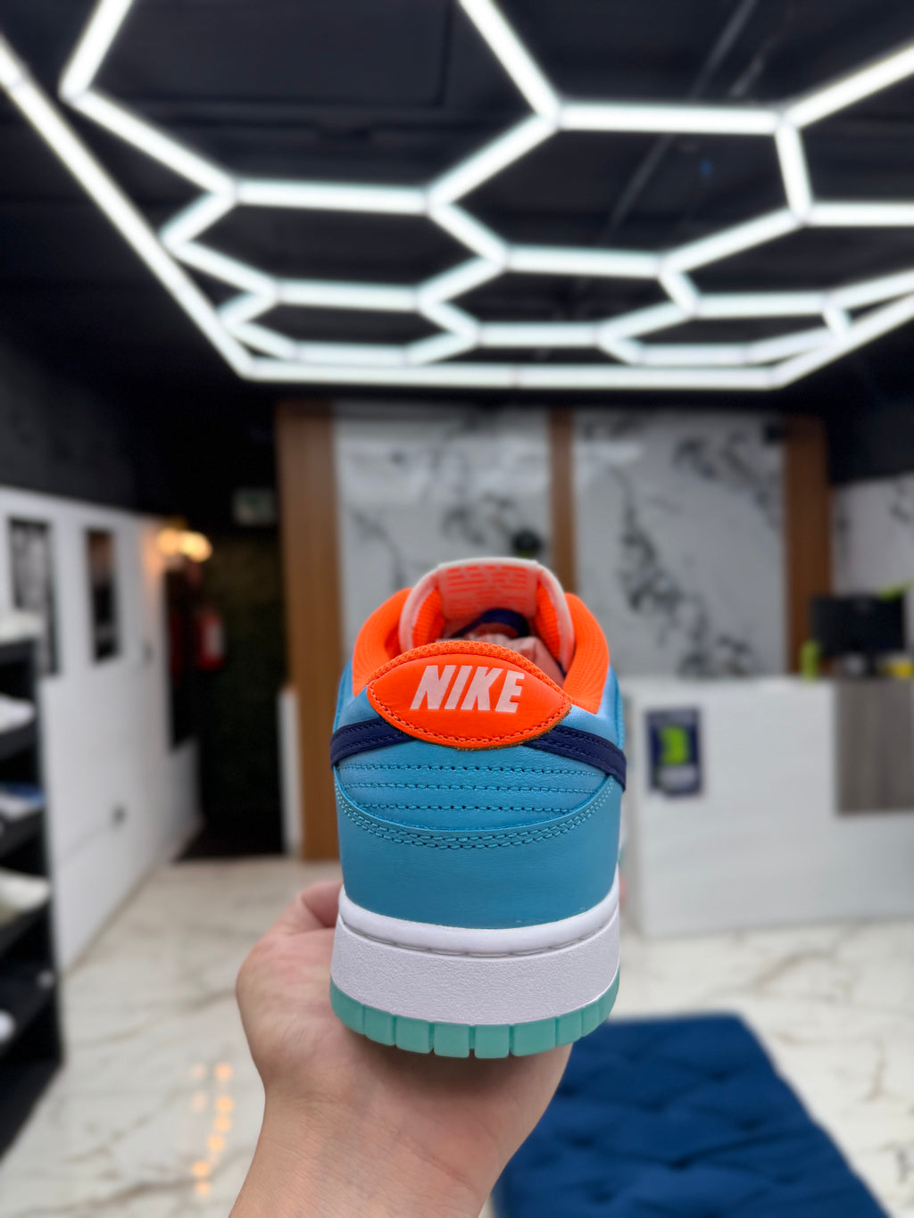 TENI NIKE DUNK LOW SE “BALTIC BLUE TOTAL ORANGE”OG