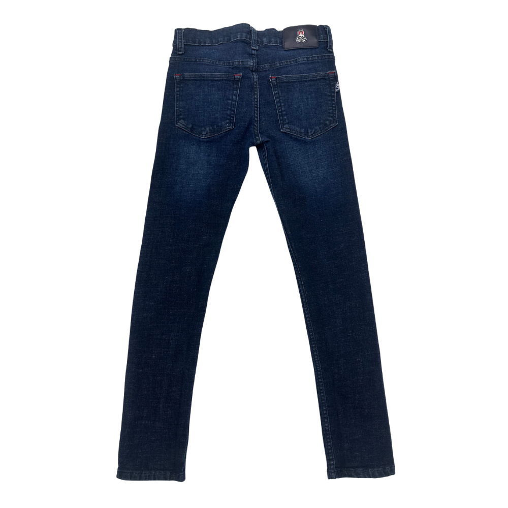 PANTALÓN CABALLERO PSYCHO BUNNY MEZCLILLA LISO
