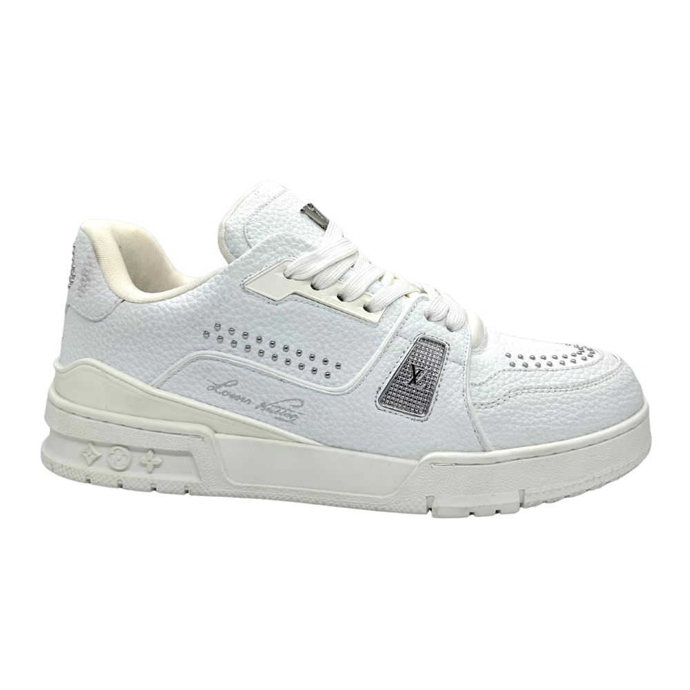 TENIS LOUIS VUITTON TRAINER “BLANCO CRISTALES”