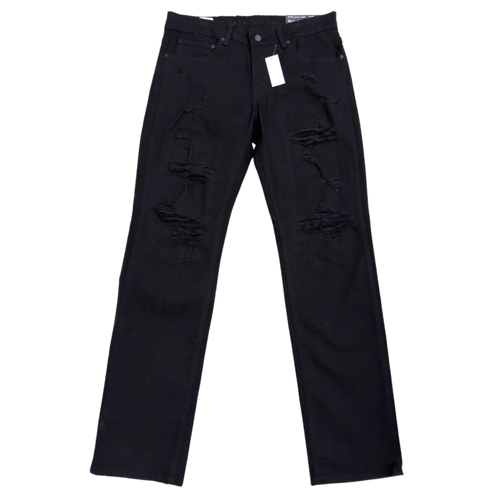 PANTALÓN CABALLERO AMERICAN EAGLE NEGRO RASGADO