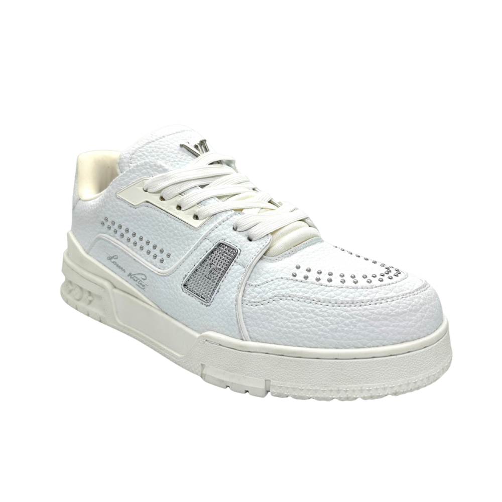 TENIS LOUIS VUITTON TRAINER “BLANCO CRISTALES”