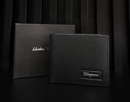 CARTERA SALVATORE FERRAGAMO "NEGRA CUERO"