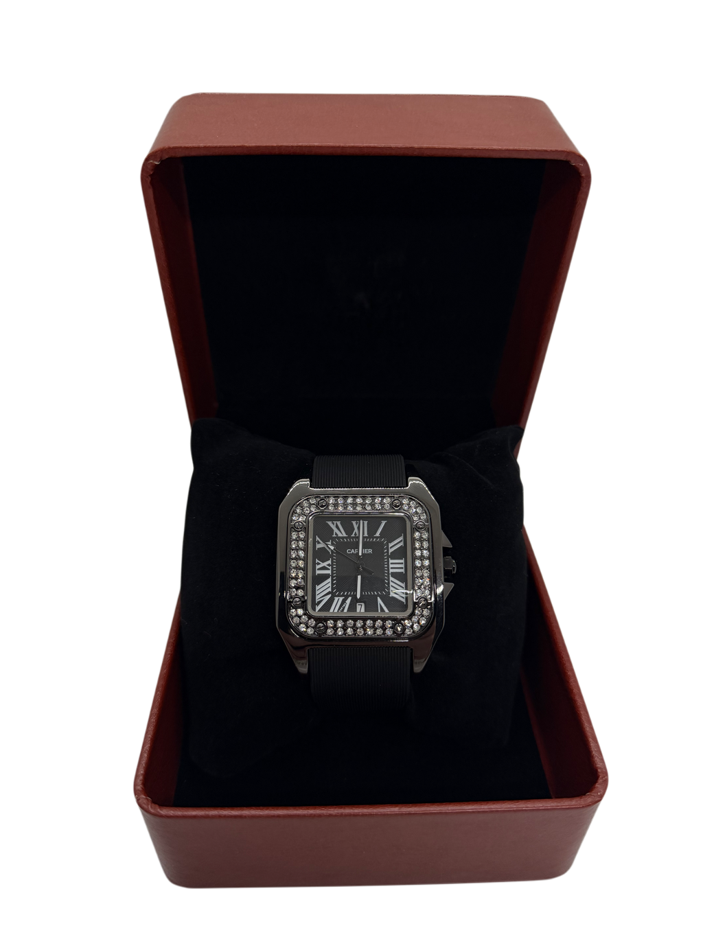 RELOJ CARTIER SANTOS “NEGRO DIAMANTES”