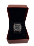 RELOJ CARTIER SANTOS “NEGRO DIAMANTES”
