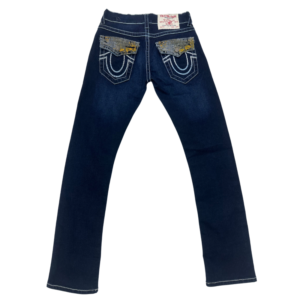 PANTALÓN CABALLERO TRUE RELIGION MEZCLILLA LISO