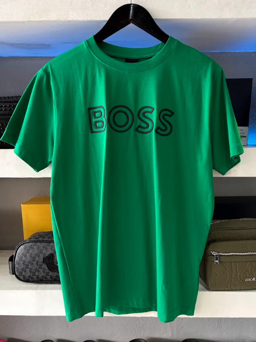 PLAYERA BOSS "VERDE/NEGRO"