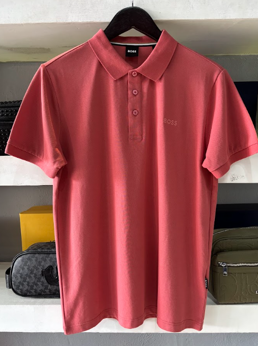 POLO BOSS "CLASICA ROSA SALMÓN"