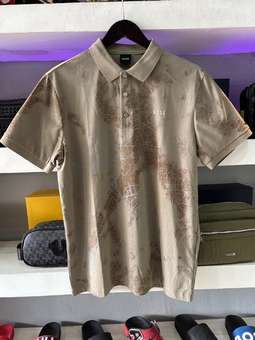 POLO BOSS "BEIGE CAMUFLAJE"