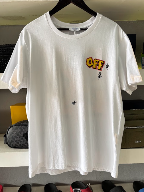 PLAYERA OFF WHITE "BLANCA SPIDER OFF"