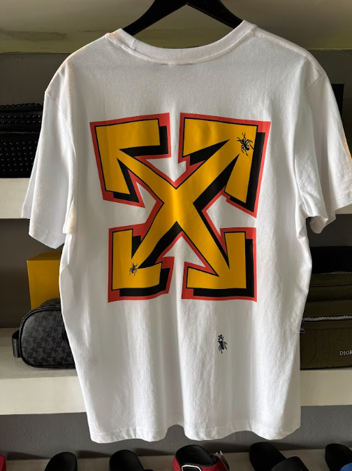 PLAYERA OFF WHITE "BLANCA SPIDER OFF"