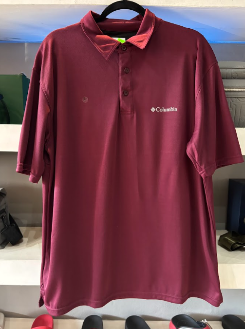 POLO COLUMBIA "CLASICA GUINDA"