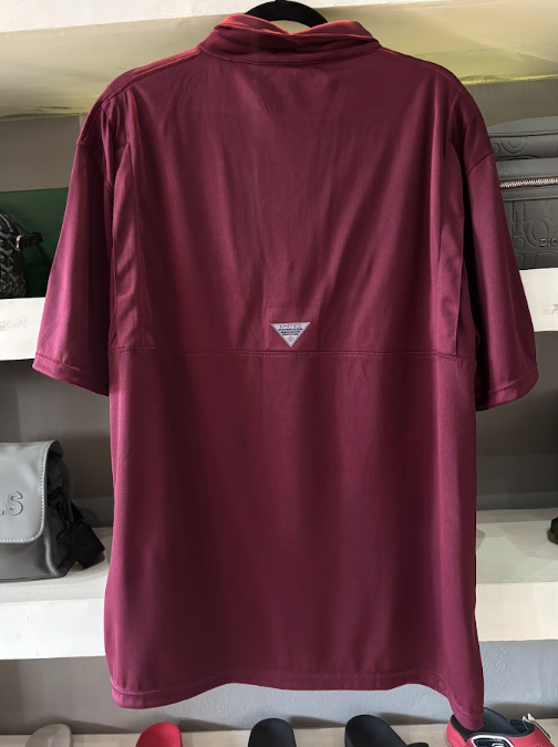 POLO COLUMBIA "CLASICA GUINDA"