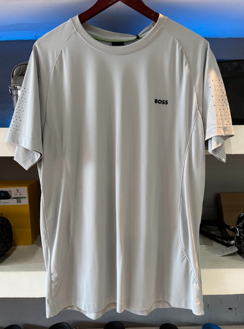 PLAYERA BOSS "DEPORTIVA GRIS"