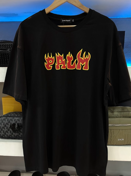 PLAYERA PALM ANGELS "FLAMA NEGRA"