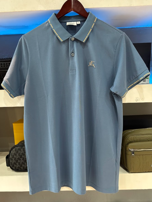 POLO BURBERRY "AZUL PIZARRA"