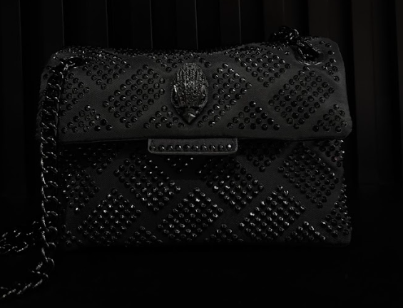 BOLSA KURT GEIGER "NEGRA BRILLOS"
