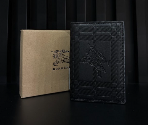 CARTERA BURBERRY "NEGRA CON LOGO"