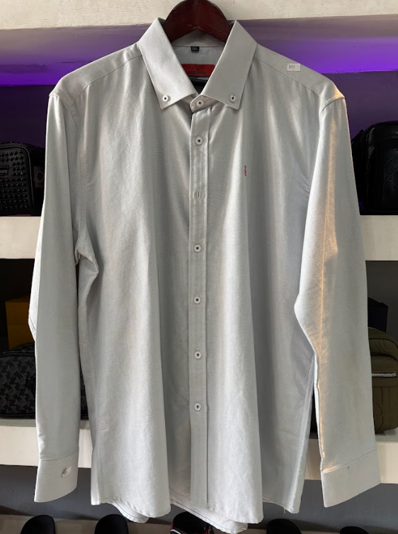 CAMISA CAROLINA HERRERA "GRIS"