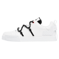 TENIS DOLCE & GABBANA PORTOFINO "CORREA BLANCO NEGRO"