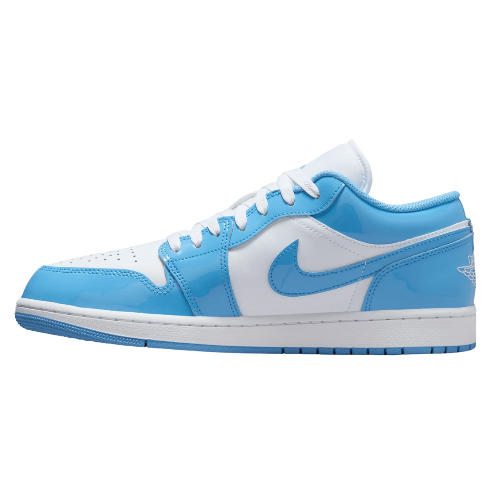TENIS JORDAN 1 LOW "UNC PATENT CHAROL"