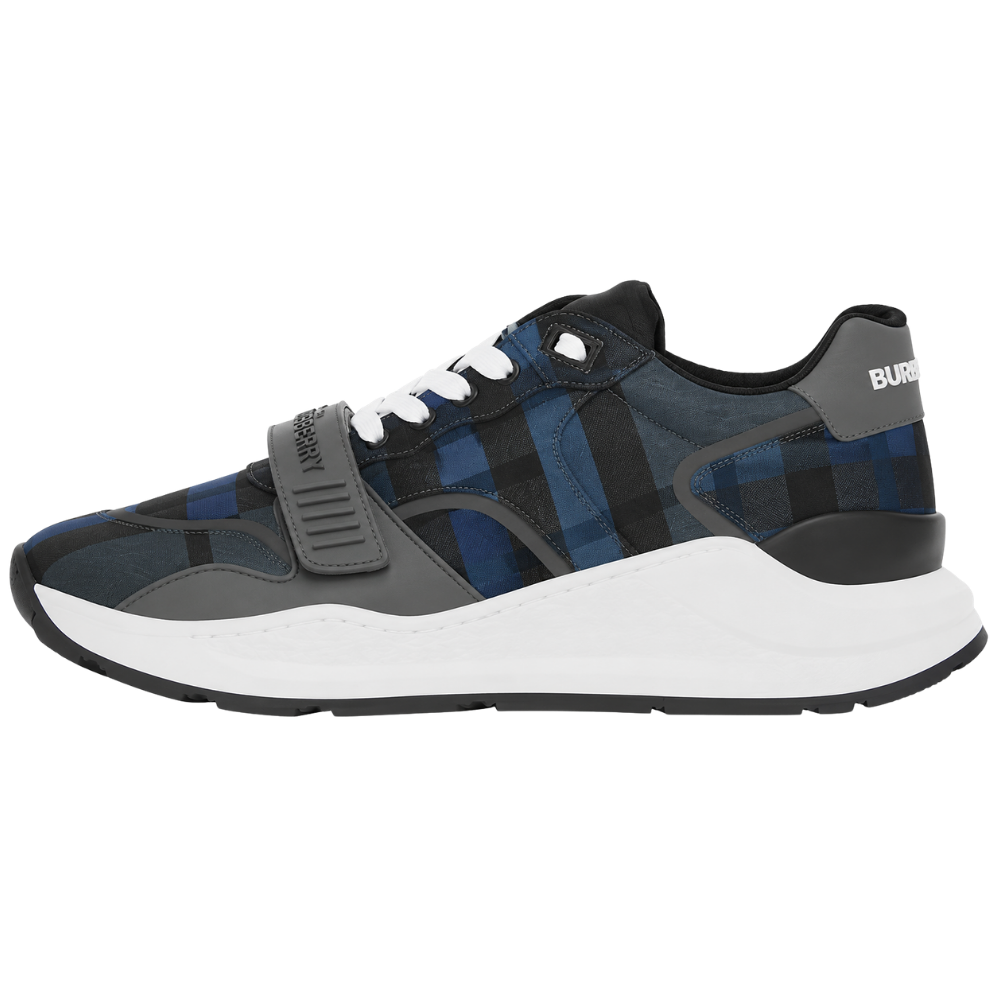 TENIS BURBERRY "RAMSEY CUADROS AZUL"