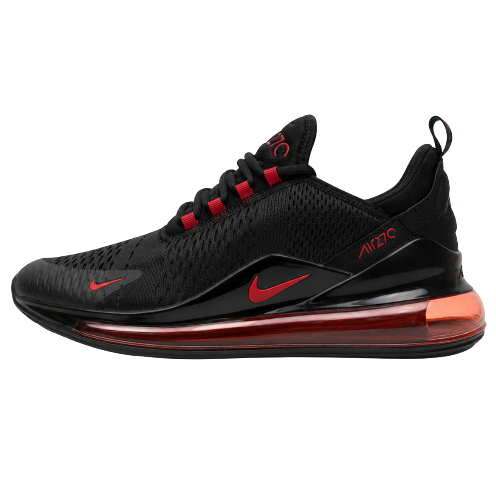 TENIS NIKE "AIR MAX 720 NEGRO/ROJO"