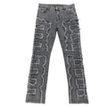 PANTALÓN CABALLERO RASGADO GRIS