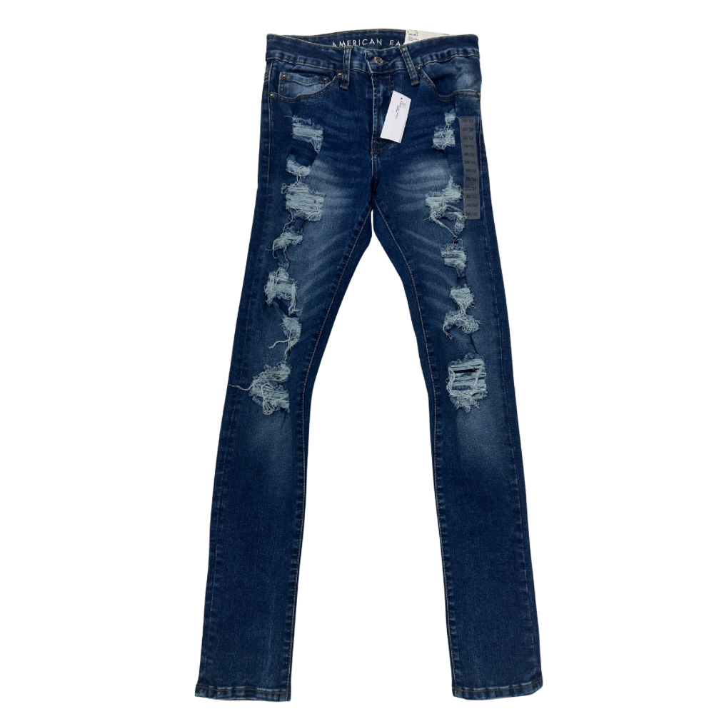 PANTALÓN CABALLERO AMERICAN EAGLE MEZCLILLA RASGADO