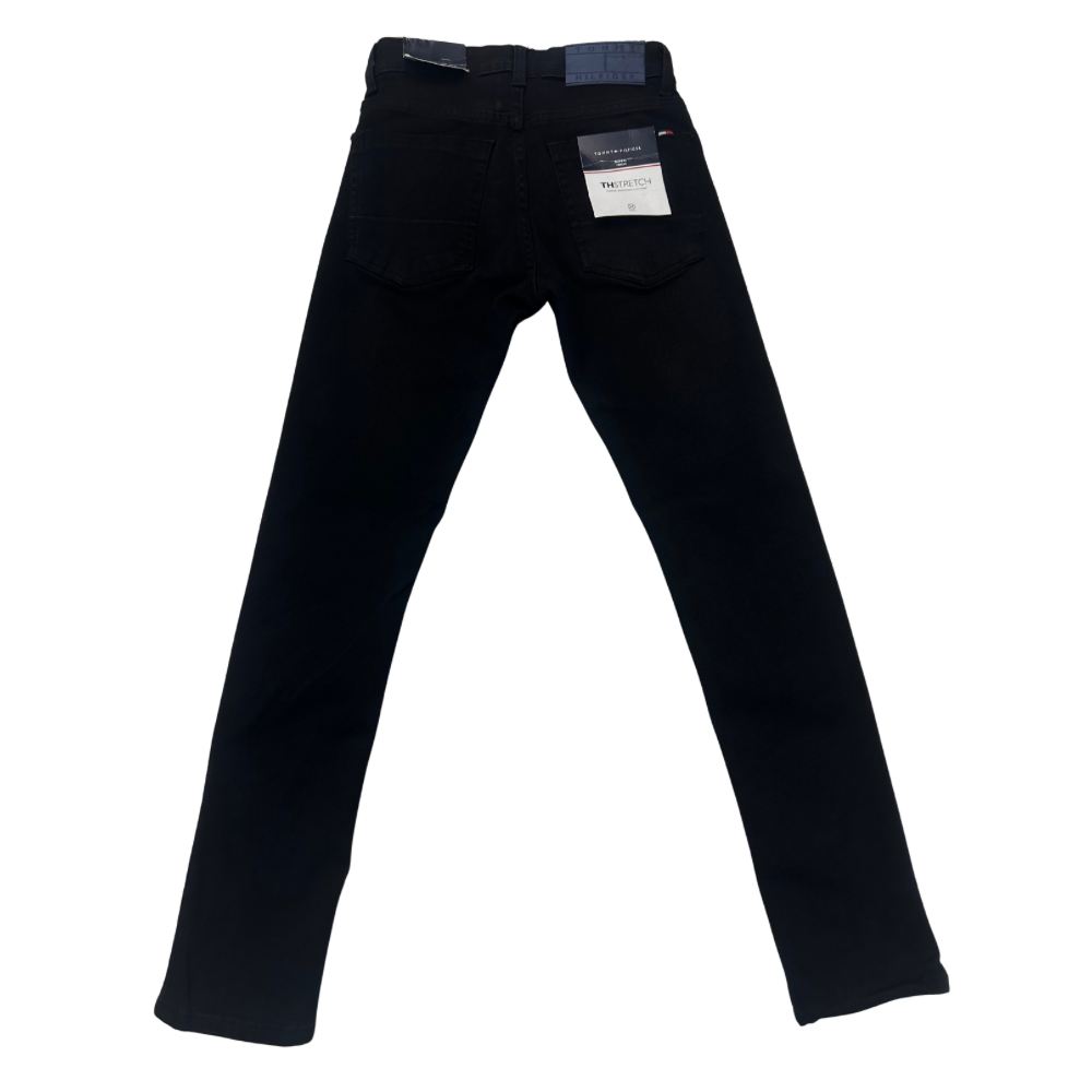 PANTALÓN CABALLERO TOMMY HILFIGER NEGRO LISO