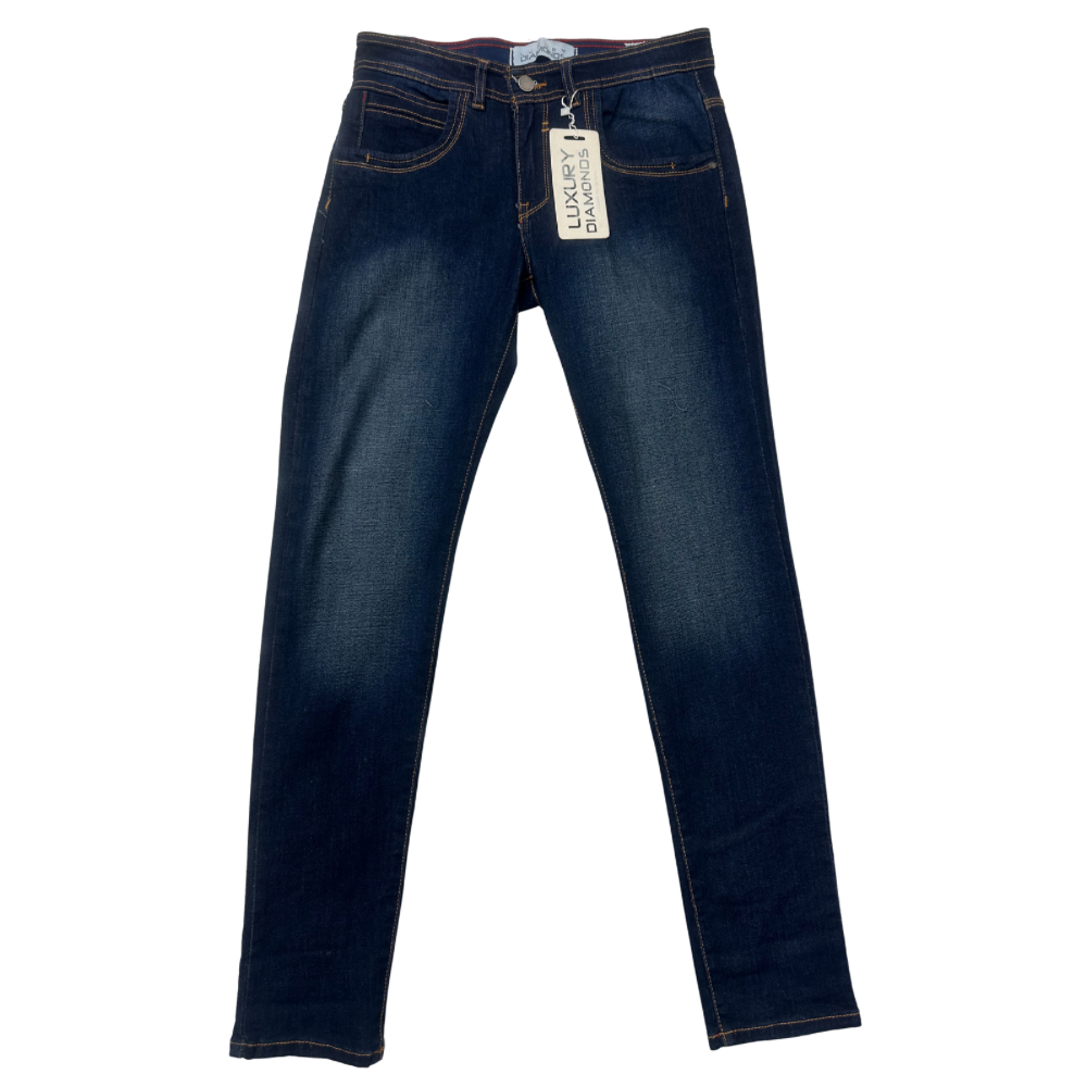 PANTALÓN CABALLERO LUXURY DIAMONDS MEZCLILLA LISO