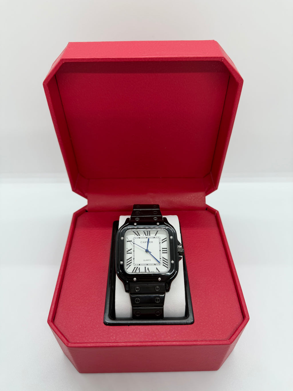 RELOJ CARTIER "SANTOS NEGRO"