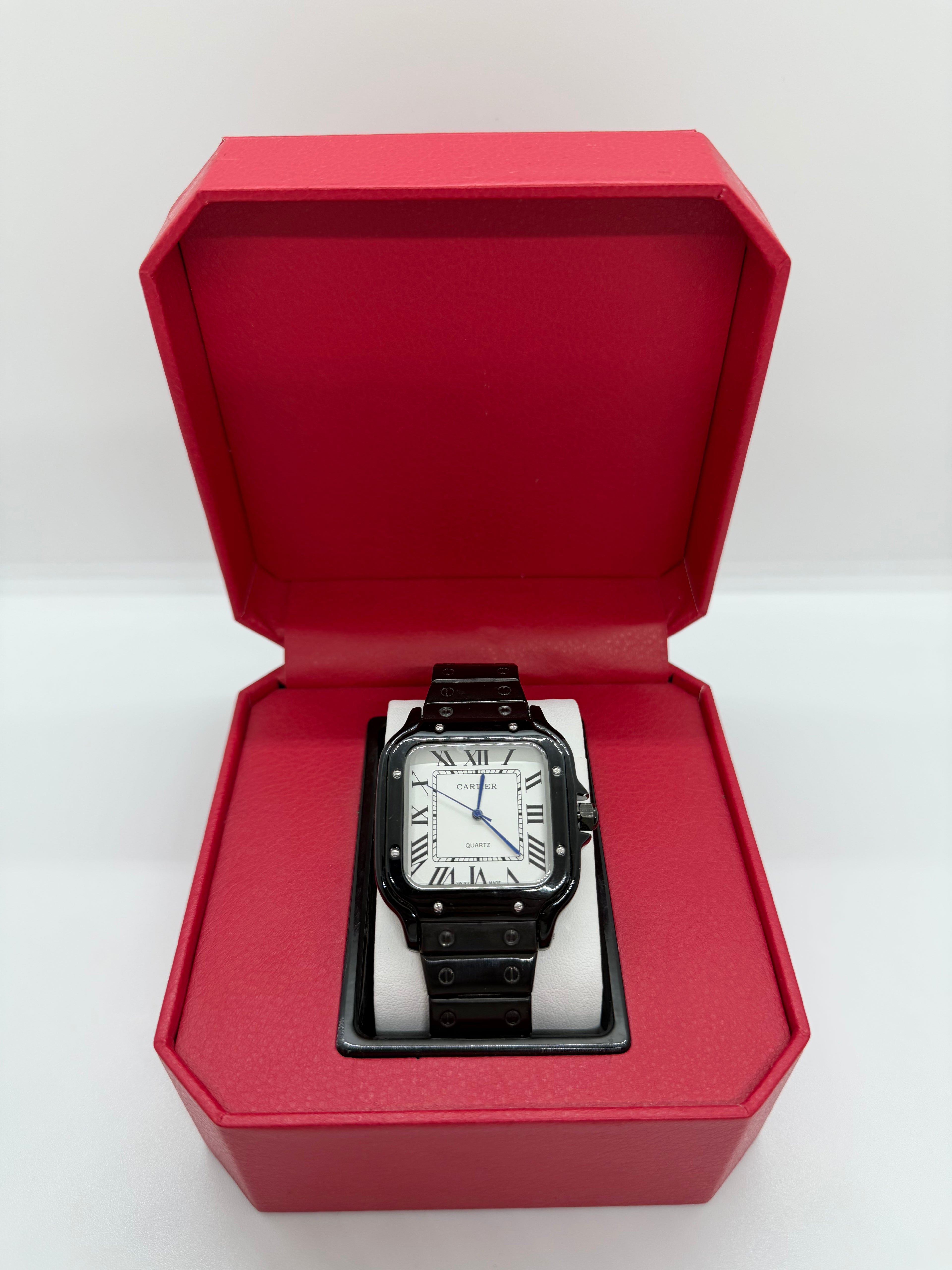 RELOJ CARTIER "SANTOS NEGRO"