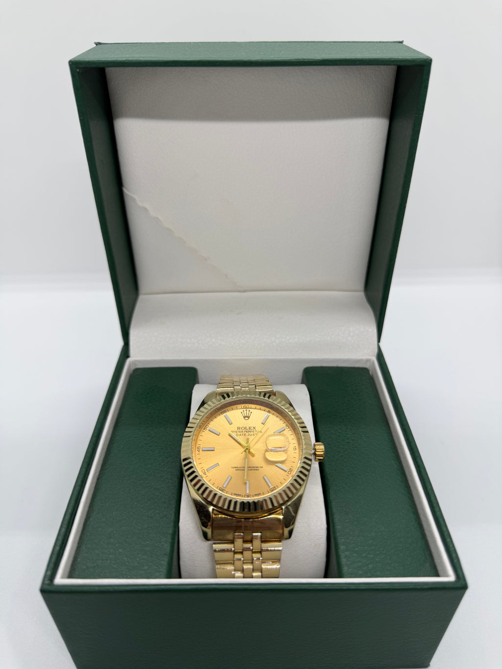 RELOJ ROLEX "DATEJUST DORADO CHAMPAGNE"