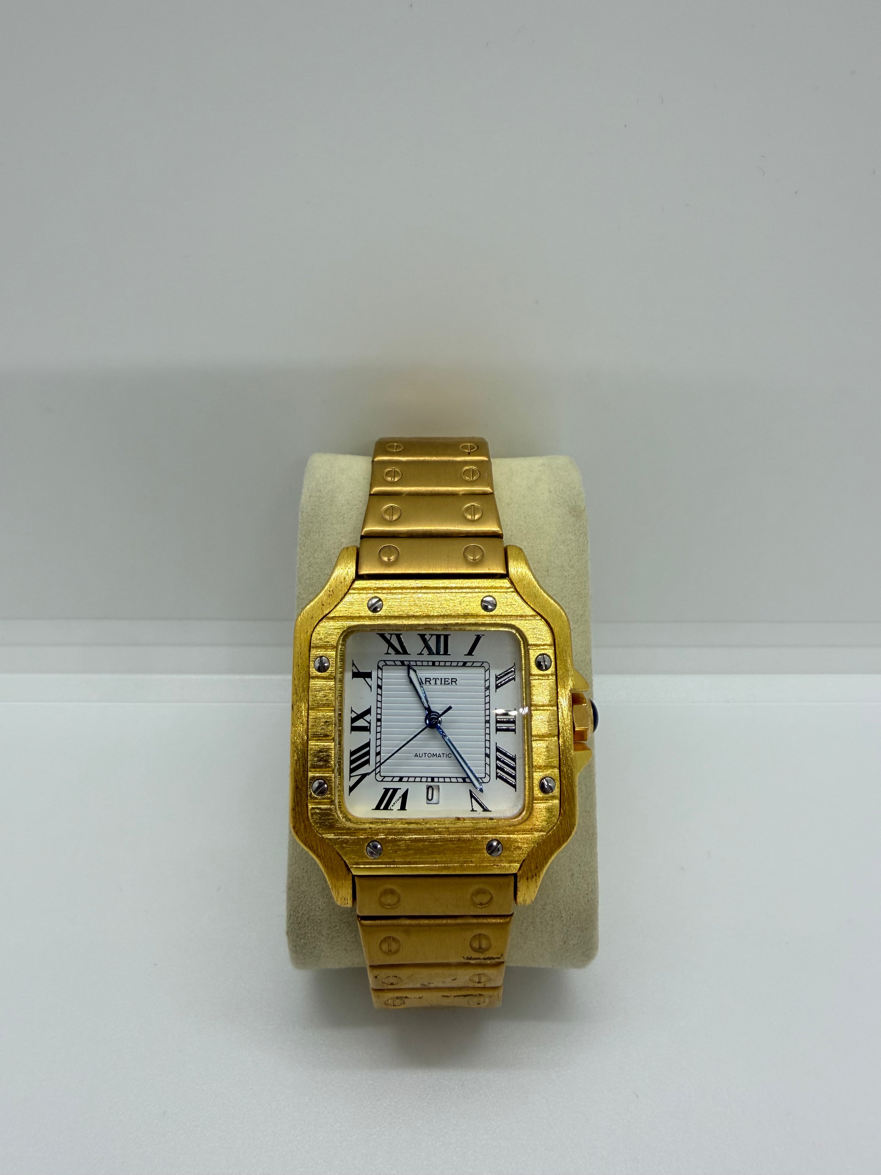 RELOJ CARTIER "SANTOS DORADO"