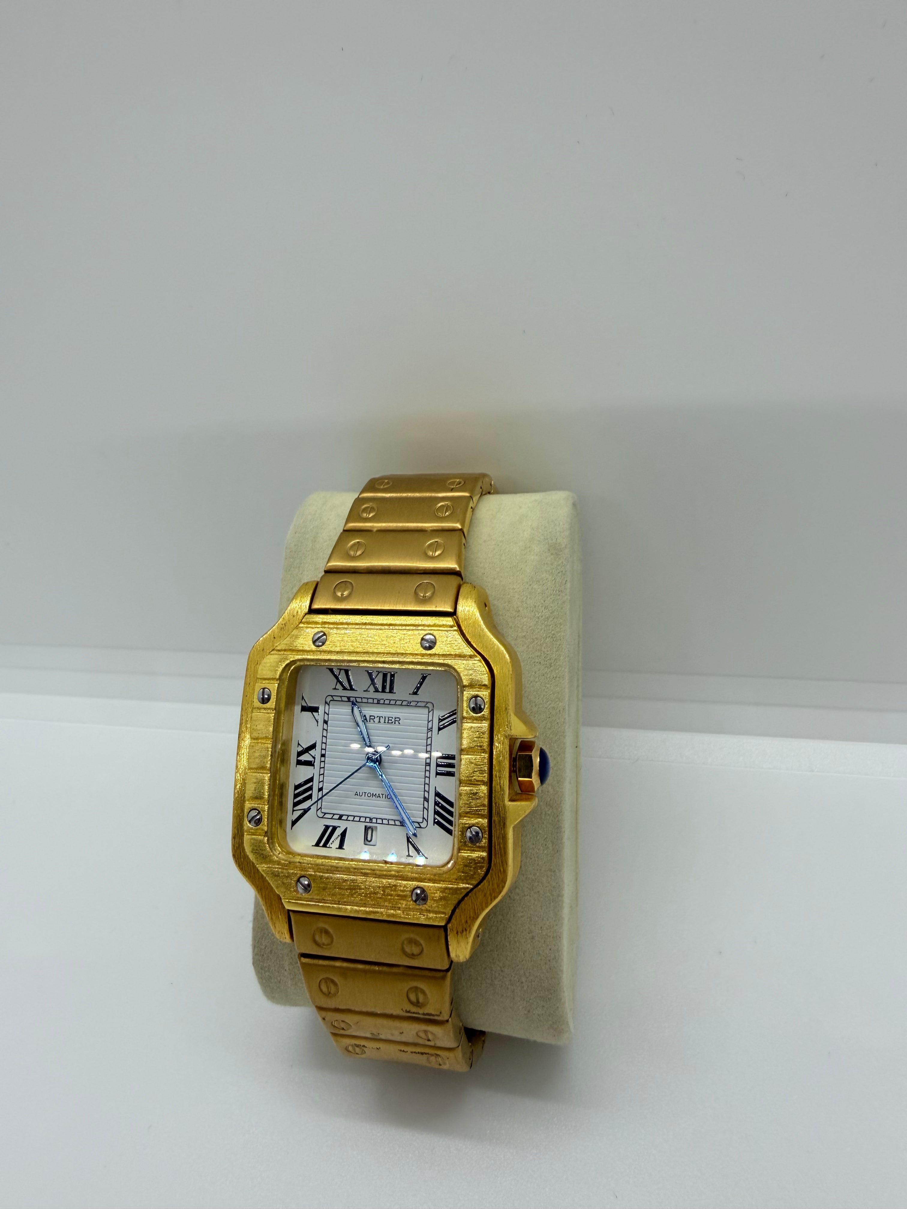 RELOJ CARTIER "SANTOS DORADO"