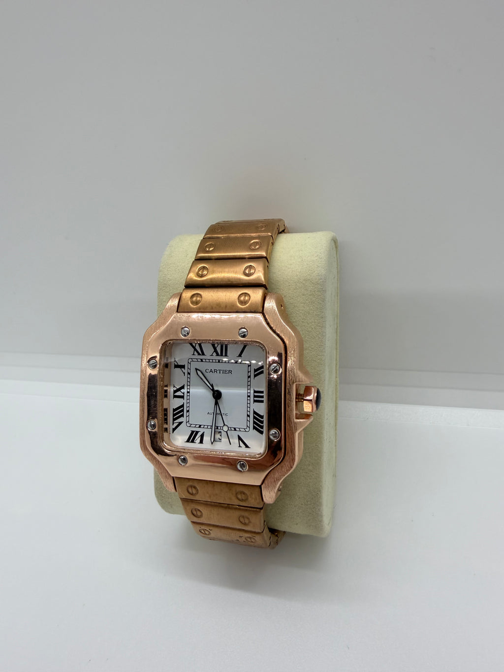RELOJ CARTIER "SANTOS ORO ROSADO"