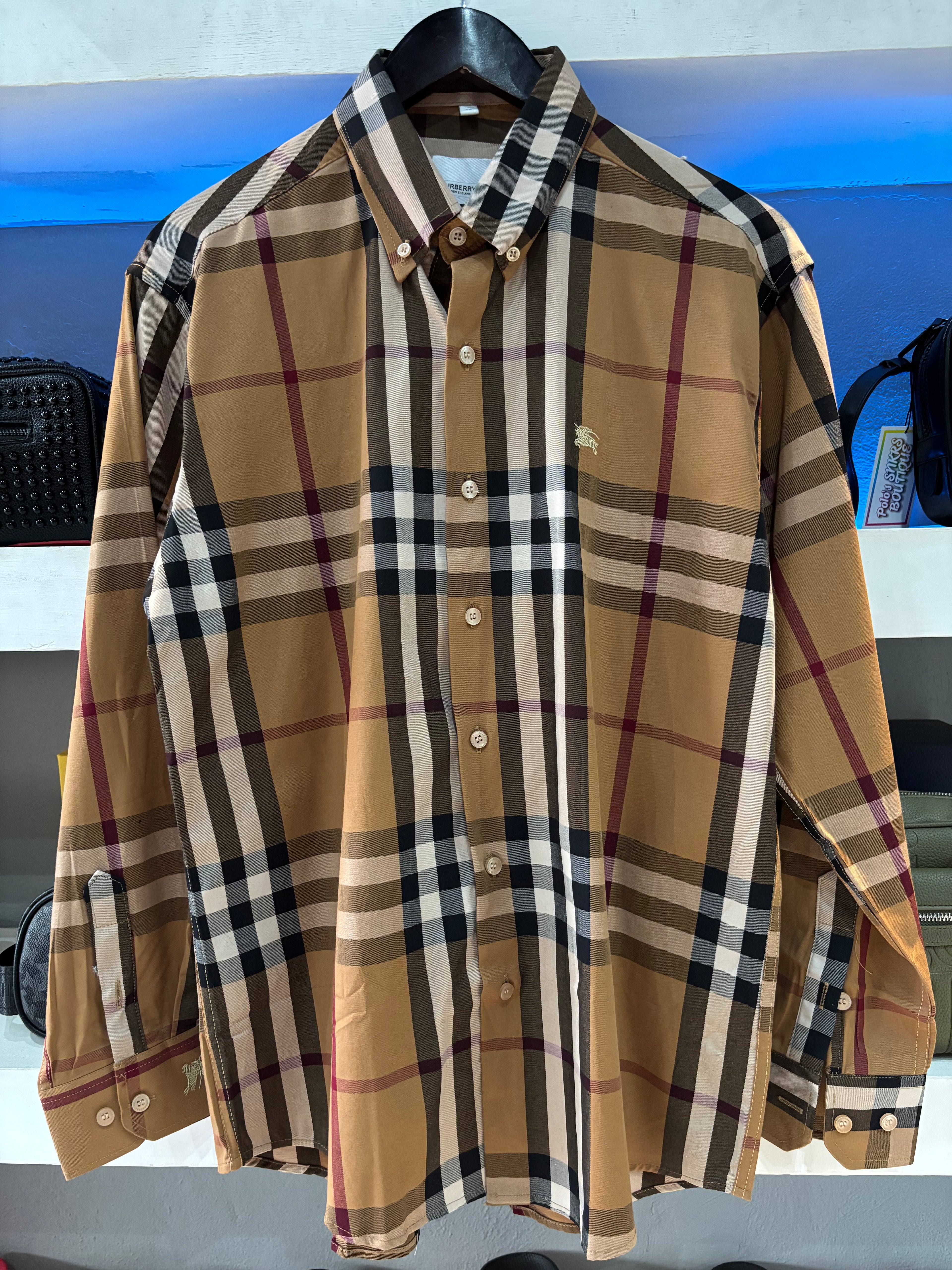 CAMISA BURBERRY "CLASICA BEIGE"