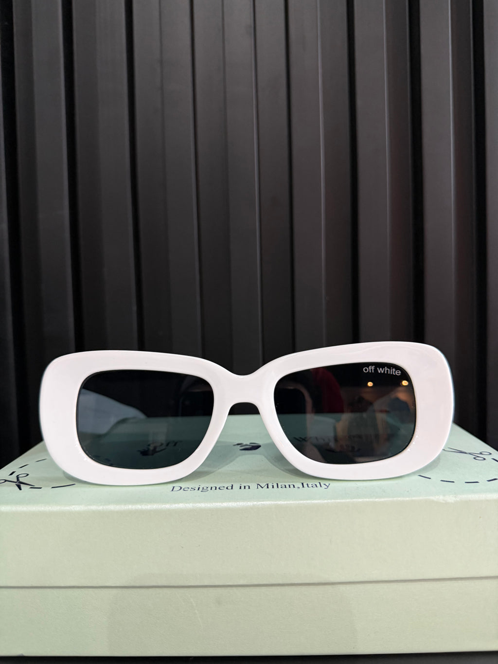 LENTES OFF WHITE "BLANCOS LENTE NEGRO"