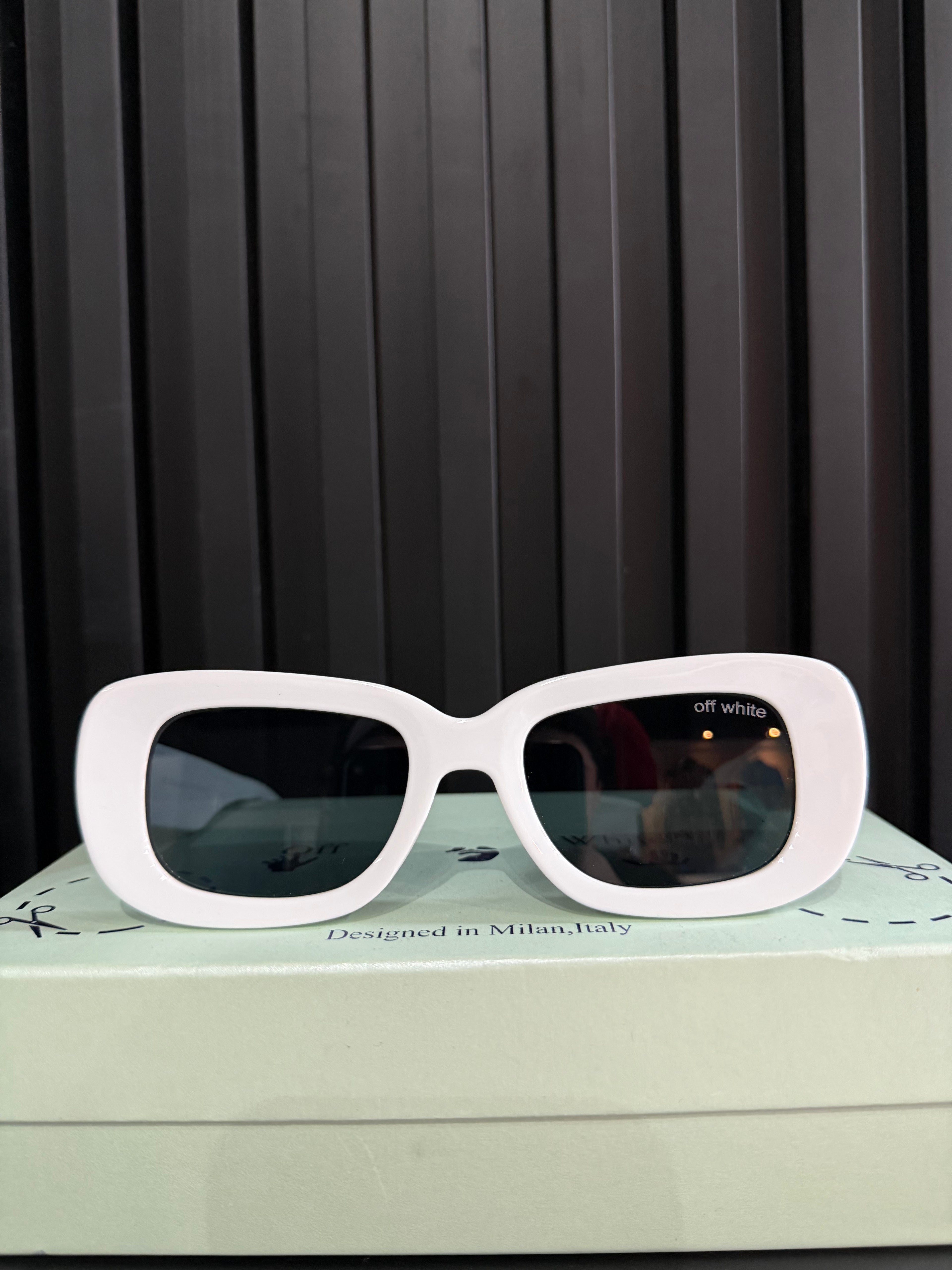 LENTES OFF WHITE "BLANCOS LENTE NEGRO"