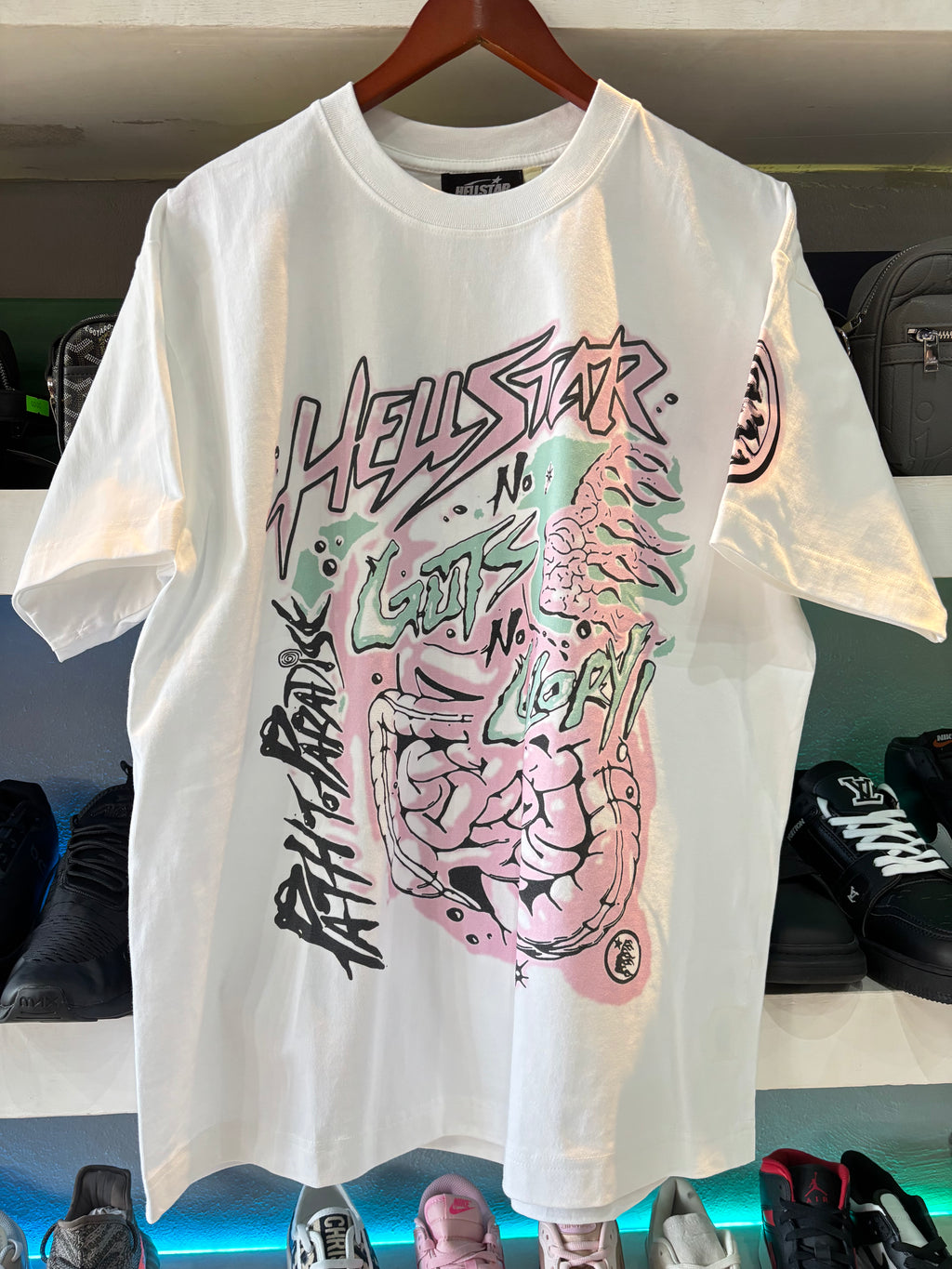 PLAYERA HELLSTAR "BLANCA BRAIN"