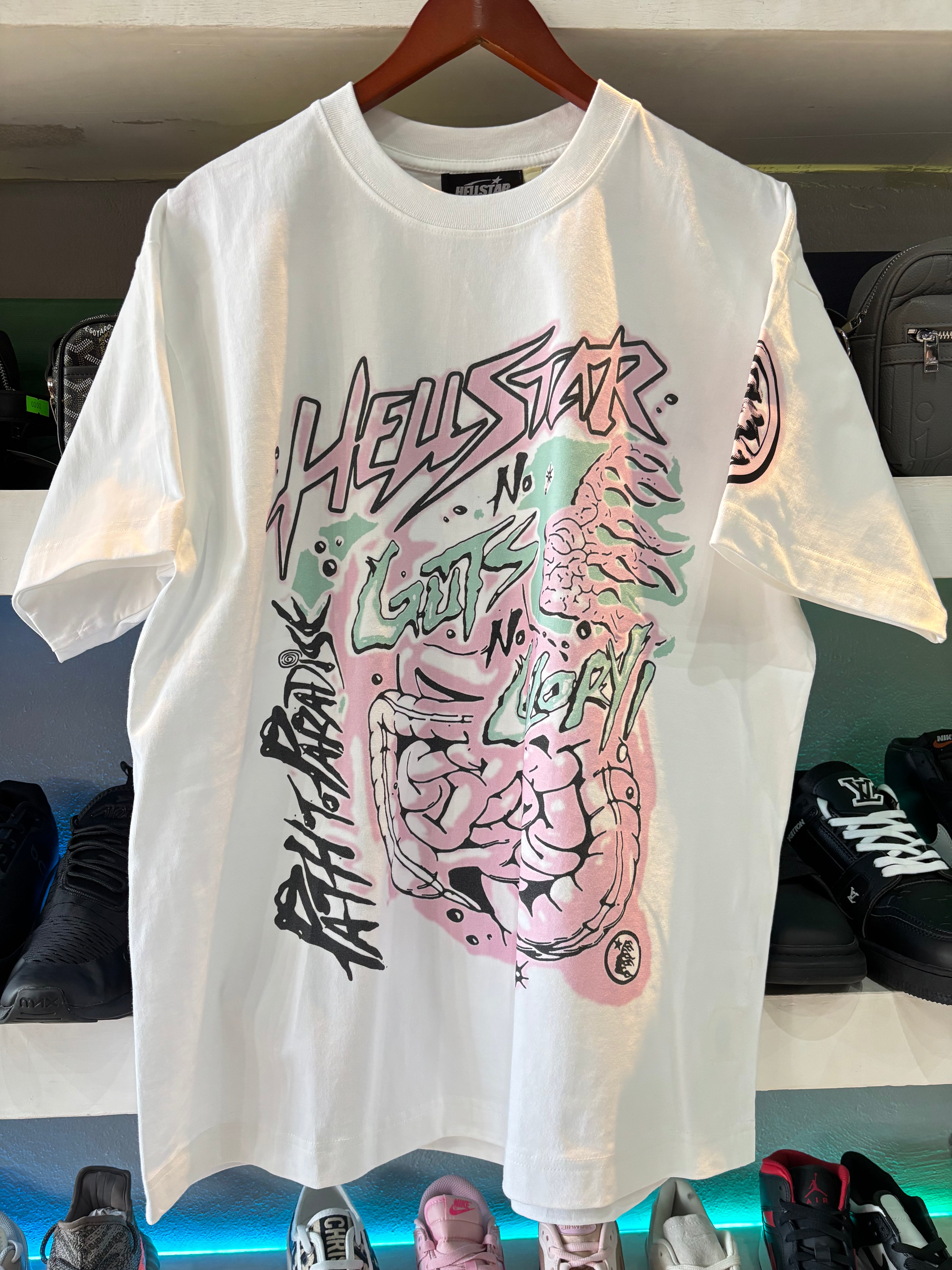 PLAYERA HELLSTAR "BLANCA BRAIN"