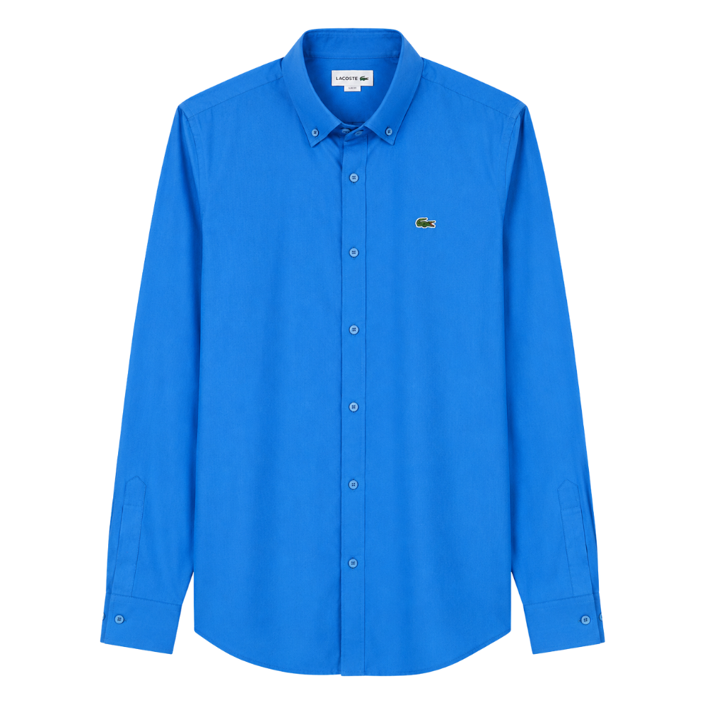 CAMISA LACOSTE "AZUL CLASICO"