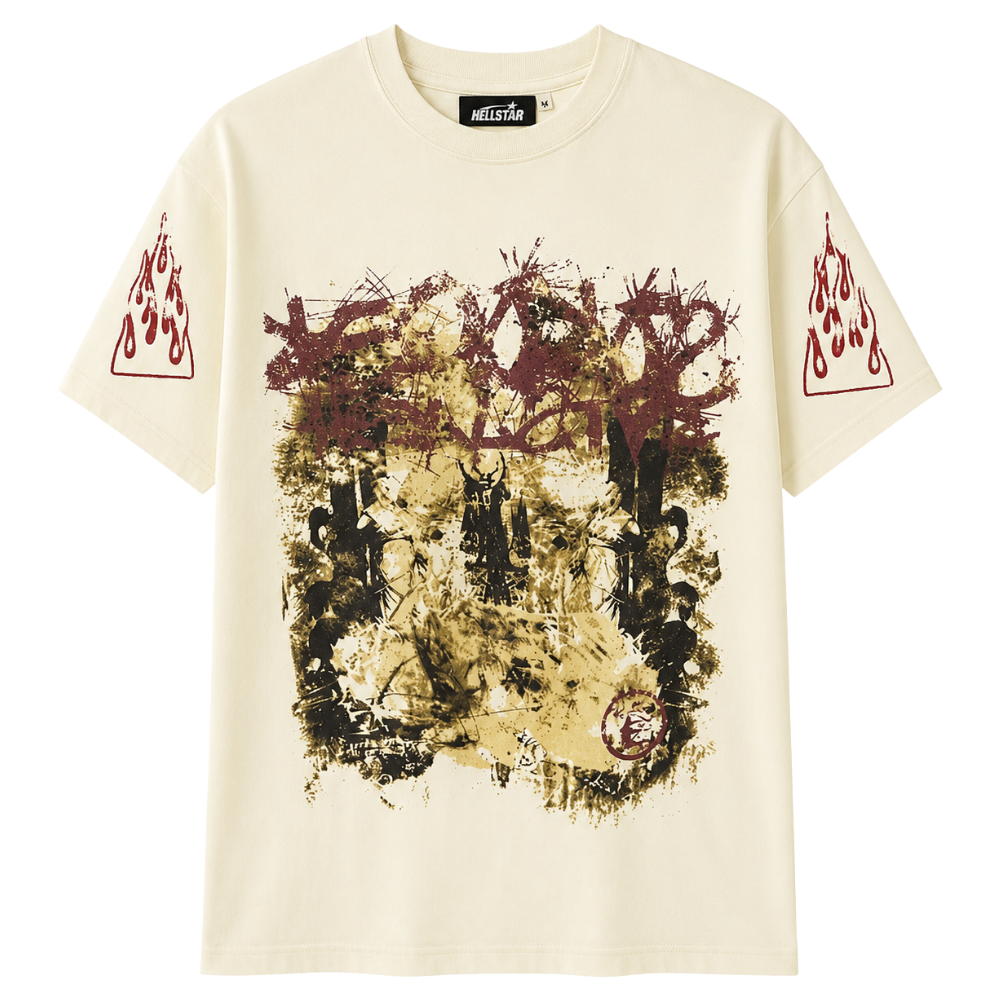 PLAYERA HELLSTAR "FLAMES"