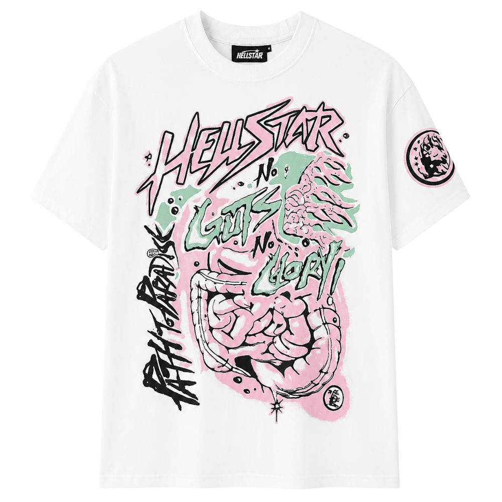 PLAYERA HELLSTAR "BLANCA BRAIN"