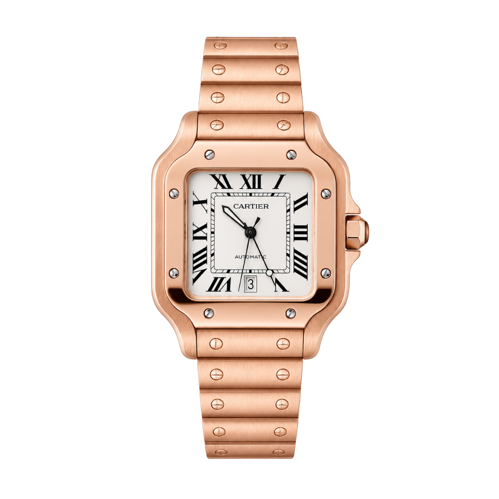 RELOJ CARTIER "SANTOS ORO ROSADO"