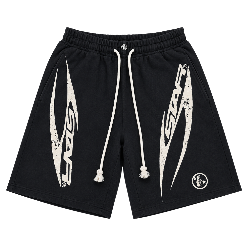 SHORT HELLSTAR "NEGRO FLAMA"
