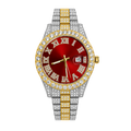 RELOJ SENRUD "ROJO DIAMANTES"