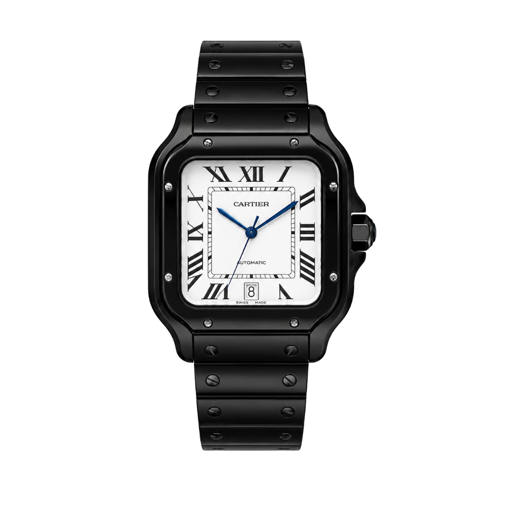 RELOJ CARTIER "SANTOS NEGRO"